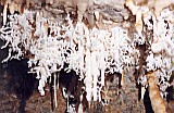 Helictites in Dogleg Complex, Dollimore Series, Ogof Draenen. Flash by Tarquin and Ian Wilton-Jones, camera by Ian Wilton-Jones, setup by both.