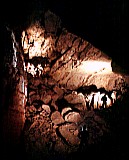 Adam Whitehead, Huw Groucutt and Tarquin in Old Illtydian's chamber, Ogof Draenen. Flash by Huw Groucutt, Tarquin and Adam Whitehead, camera by Ian Wilton-Jones, setup by Tarquin and Ian Wilton-Jones.