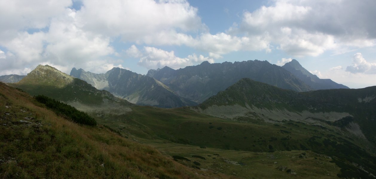 High Tatry Panorama from Walentcowa