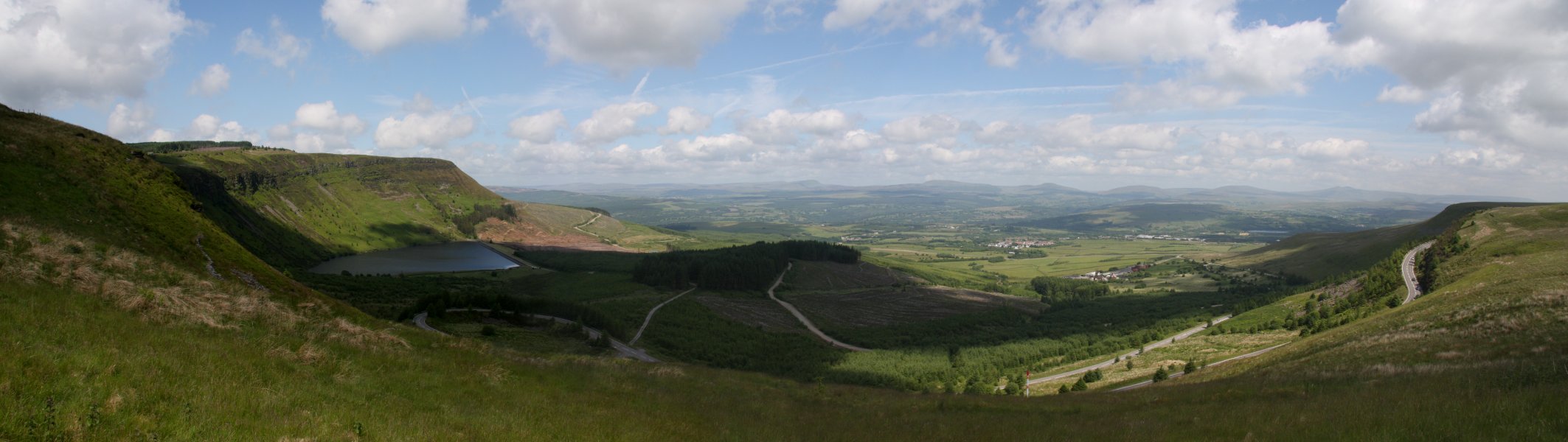 Panorama from Craig y Llyn